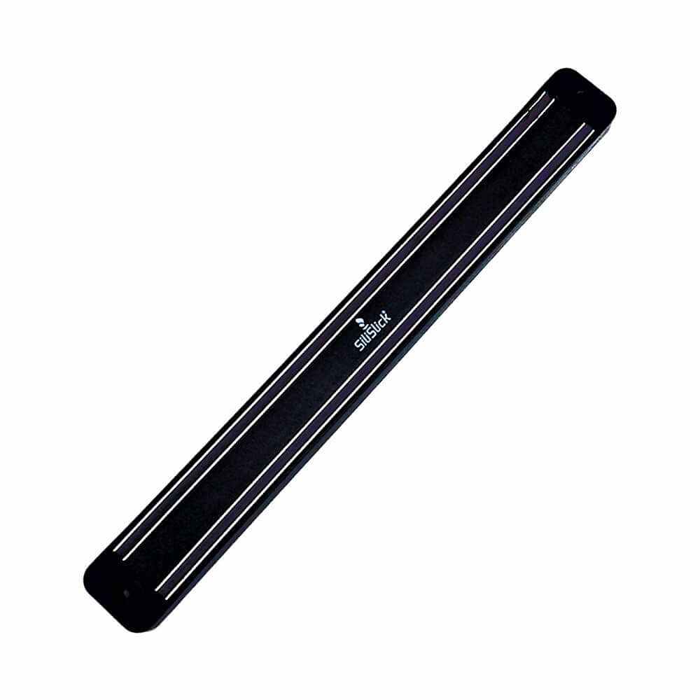 Kitchen Knife Set Kit & Black Magnetic Rack & sharpener